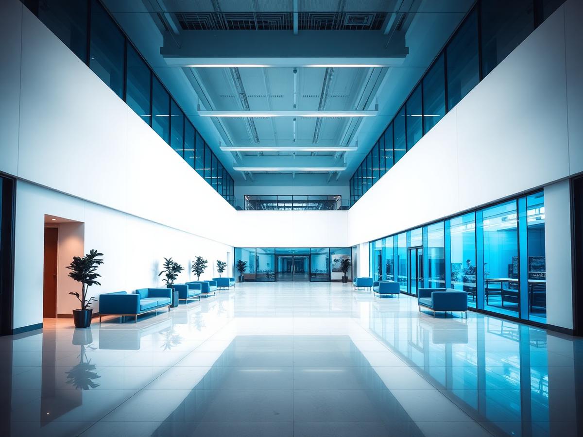 Hall de entrada do Empresarial Shopping Primitiva